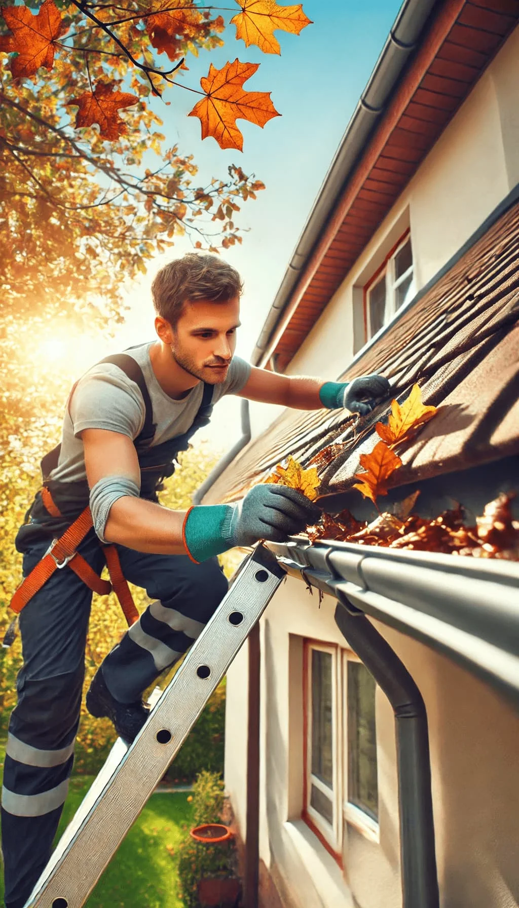 Couvreur Lyon nettoyage de gouttières